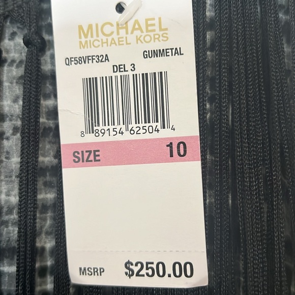 Michael Kors Dress. Fringe on beautiful snakeskin size 10 - Picture 4 of 10